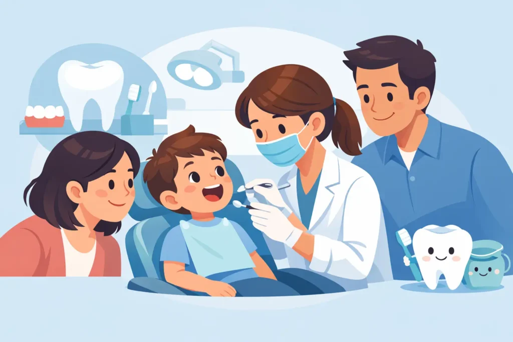 Children's First Dental Visit Example for Parents