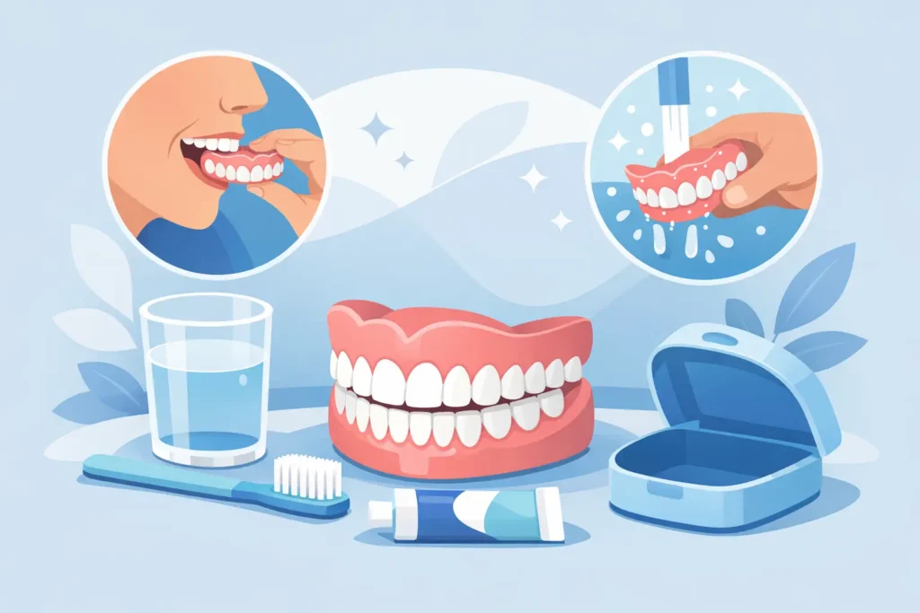 How to Care for New Dentures in the First Weeks