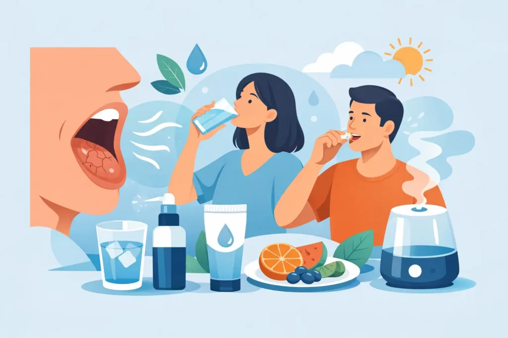 How to Manage Dry Mouth Day to Day