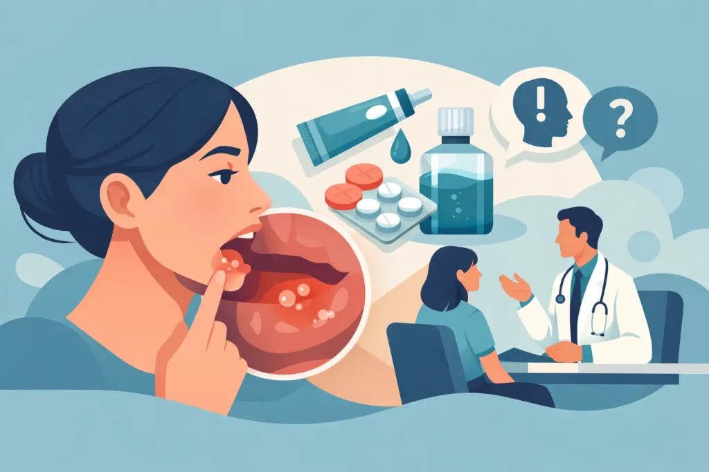 How to Treat Mouth Ulcers and Know When to Get Help