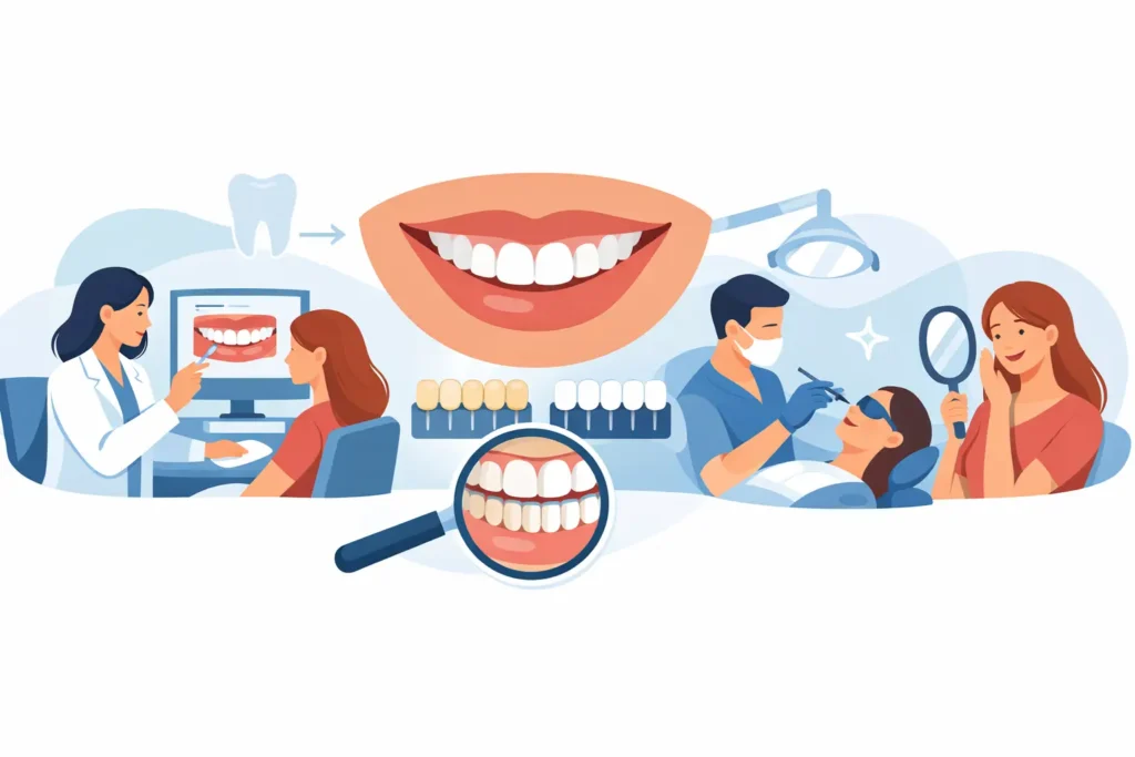 Smile Makeover Consultation Example, Step by Step