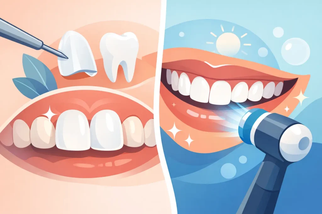 Veneers vs Teeth Whitening for Your Smile